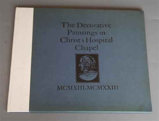 St Dominics Press - Macklin, W.R. and Rigby, H.A. - The Decorative Paintings in Christs Hospital Chapel,